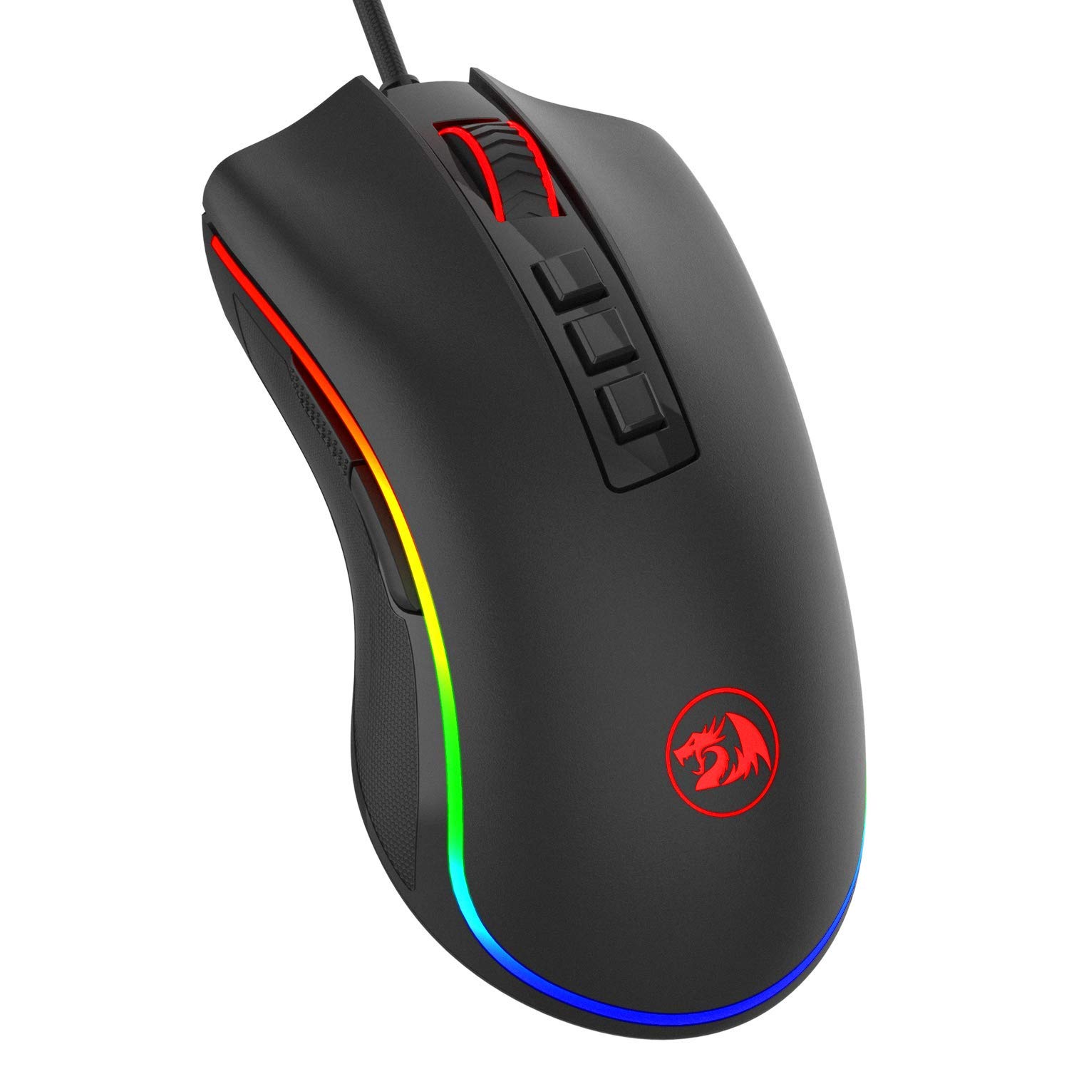 REDRAGON COBRA - MOUSE GAMING, RGB, NEGRO