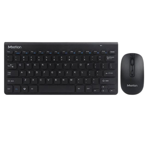 Meetion Mini4000 Combo Multimedia Inalambrico - Mouse & Teclado / para SmartTV, TVBox / Android / Windows / Negro/ white