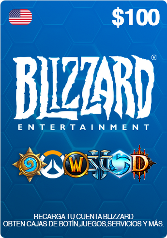 Blizzard Battle.net - Gift Card $100