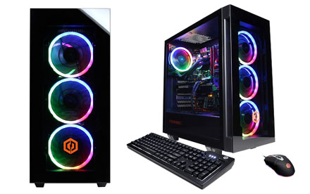 CyberpowerPC Gamer Supreme Liquid Cool Gaming PC, AMD Ryzen 7 3800X 3.9GHz, Radeon RX 5700 XT 8GB, 16GB DDR4, 1TB NVMe SSD, WiFi & Win 10 Home - Desktop