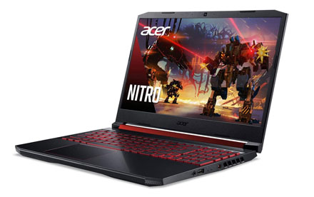 Acer Nitro 5 - Gaming Laptop, Intel Core i5-9300H, NVIDIA GeForce GTX 1650, pantalla IPS Full HD, RAM 8 GB DDR4, SSD 256 GB NVMe, WiFi 6, sonido Waves MaxxAudio, teclado retroiluminado