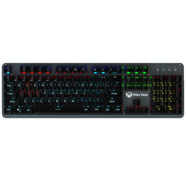 Meetion MK007 Teclado Mecánico Backlit de Gaming - USB / Rainbow LED / Negro