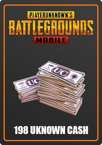 PUBG Mobile - Recarga Unknown Cash 180 UC + 18 Bonus