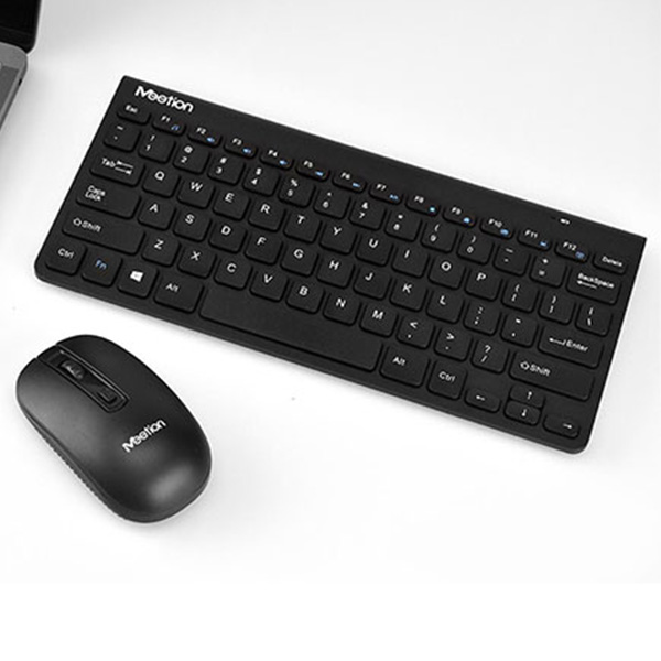 Meetion Mini4000 Combo Multimedia Inalambrico - Mouse & Teclado / para SmartTV, TVBox / Android / Windows / Negro/ white