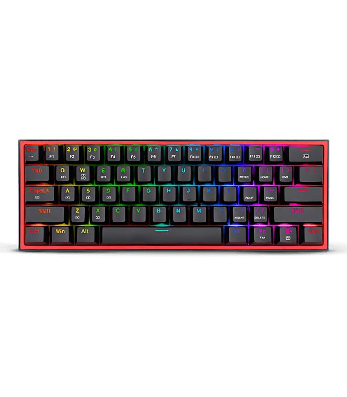 REDRAGON FIZZ PRO - TECLADO GAMING INALAMBRICO, RGB, ESP, NEGRO