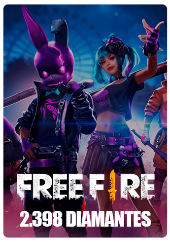 Free Fire Recarga por ID - 2180 Diamantes + 218 Bonus