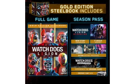 Watch Dogs: Legion - PlayStation 5 Gold Steelbook Edition